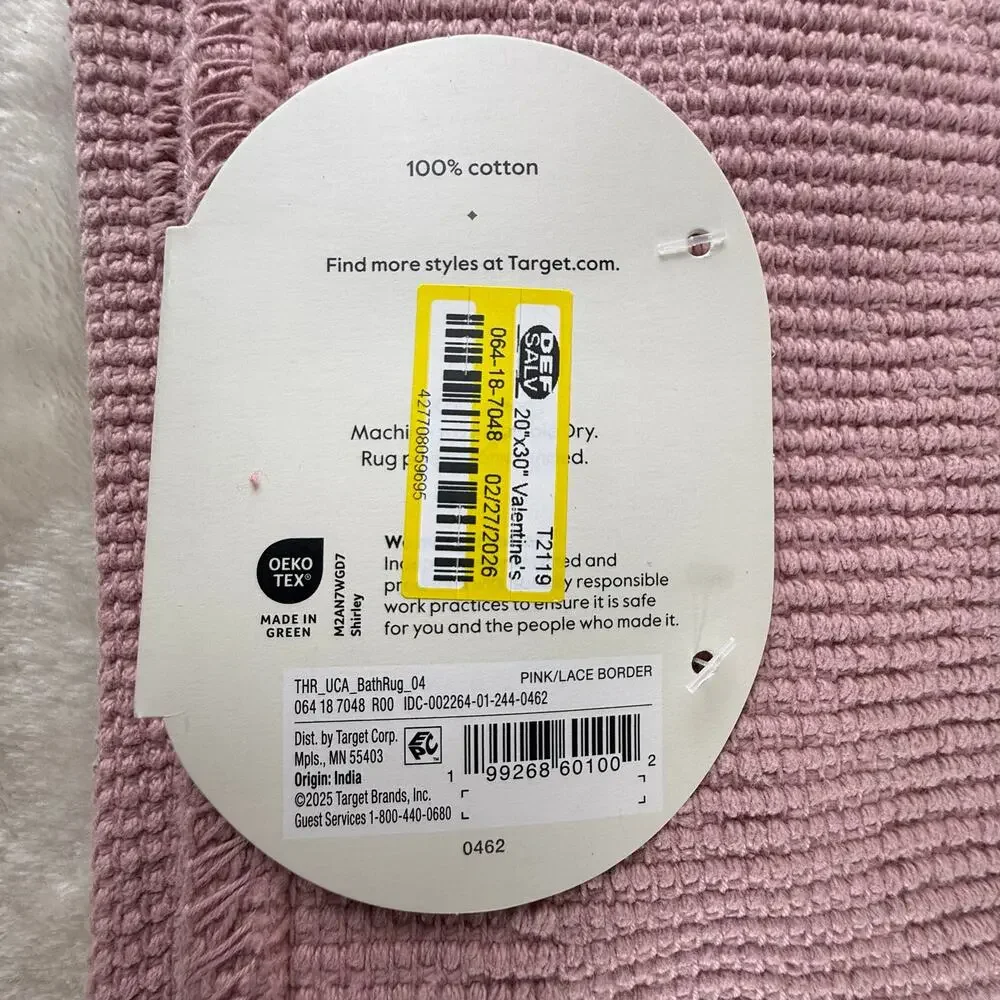 Threshold Bath Rug Pink Floral 20